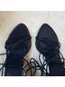 Cult Gaia 100% Leather Blue Heels Size EU 39 - photo 4