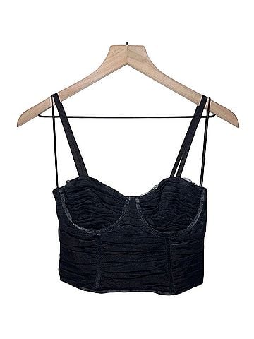 Alice + Olivia Damia Ruched Bustier Tank Top (view 1)