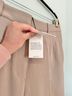 Aritzia 100% Polyester Brown Tan Casual Pants Size 14 - photo 5