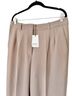 Aritzia 100% Polyester Brown Tan Casual Pants Size 14 - photo 4