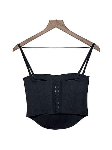 SKIMS Bonded Crop Corset Tank Top (view 2)