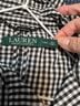 Ralph Lauren Checkered-gingham Black White Trenchcoat Size 14 - photo 3