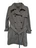 Ralph Lauren Checkered-gingham Black White Trenchcoat Size 14 - photo 2
