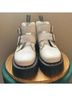 Dr. Martens 100% Leather Hearts White Ankle Boots Size 8 - photo 4