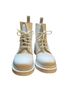 Dr. Martens 100% Leather White Boots Size 8 - photo 1