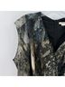 Helmut Lang 90% Silk 10% Lycra 60% Viscose 25% Nylon 15% Angora 100% Polyester Multi Color Black Sleeveless Blouse Size S - photo 3