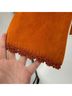 Spiegel 100% Leather Orange Long Sleeve Top Size 6 - photo 9