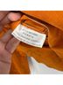 Spiegel 100% Leather Orange Long Sleeve Top Size 6 - photo 8