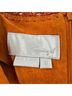 Spiegel 100% Leather Orange Long Sleeve Top Size 6 - photo 4