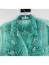 Equipment 100% Silk Snake Print Multi Color Long Sleeve Button-Down Shirt Size S - photo 3