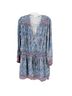 Veronica Beard 100% Rayon 100% Polyester Floral Blue Casual Dress Size 2 - photo 1