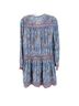 Veronica Beard 100% Rayon 100% Polyester Floral Blue Casual Dress Size 2 - photo 2