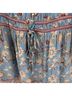 Veronica Beard 100% Rayon 100% Polyester Floral Blue Casual Dress Size 2 - photo 4