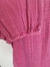 Eze Sur Mer 100% Cotton Pink Long Sleeve Blouse Size M - photo 11