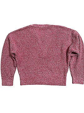 Madewell Marled Ribbed Lace-Up Sweater Casual Sweaters (view 2)
