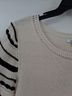 Chico's Stripes Ivory Black Pullover Sweater Size XL - photo 4
