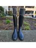 Naot 100% Rubber Black Rain Boots Size EU 39 - photo 3