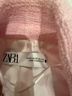 Zara 100% Cotton Pink Blazer Size XS - photo 3