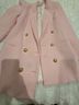 Zara 100% Cotton Pink Blazer Size XS - photo 5