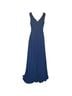 Lulus 100% Polyester Solid Blue Cocktail Dress Size M - photo 2