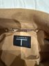 Tahari Tan Faux Leather Jacket Size S - photo 3