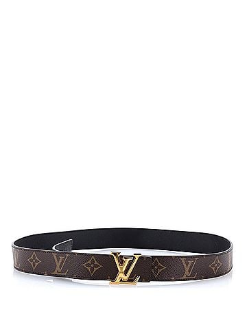 Louis Vuitton LV Initiales Reversible Belt Monogram Canvas and Leather Medium (view 2)