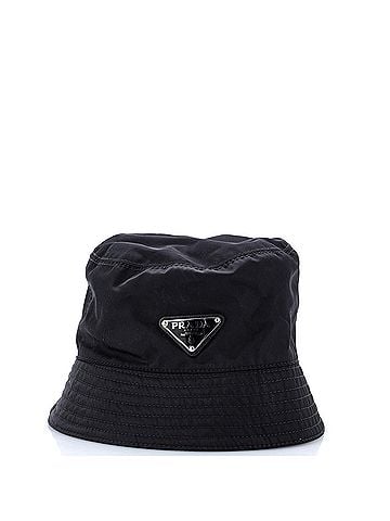 Prada Logo Bucket Hat Re-Nylon (view 1)