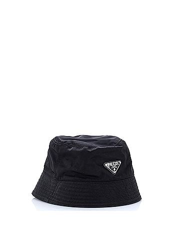 Prada Logo Bucket Hat Re-Nylon (view 2)