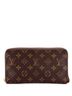Louis Vuitton 100% Coatead Canvas Brown Zippy Wallet Monogram Canvas One size - photo 1
