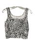 Athleta Animal Print Black White Sleeveless Top Size M - photo 1