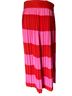 J.Crew 100% Polyester 100% Polyester Stripes Red Pink Casual Skirt Size 4X - photo 2