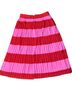 J.Crew 100% Polyester 100% Polyester Stripes Red Pink Casual Skirt Size 4X - photo 9
