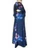 DKNY 100% Polyester Floral Multi Color Blue Pink Cocktail Dress Size 4 - photo 10