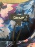 DKNY 100% Polyester Floral Multi Color Blue Pink Cocktail Dress Size 4 - photo 8