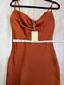 Meshki 100% Polyester Solid Brown Cocktail Dress Size XS - photo 6