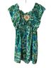 Figue 100% Viscose Floral Multi Color Teal Casual Shirts Size S - photo 1
