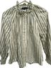 Veronica Beard Stripes Green Long Sleeve Button-Down Shirt Size XS - photo 1