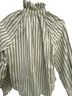Veronica Beard Stripes Green Long Sleeve Button-Down Shirt Size XS - photo 2