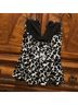 Guess 100% Polyester Animal Print Black White Sleeveless Blouse Size S - photo 6