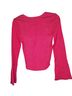 Maeve 100% Rayon Solid Pink Pullover Sweater Size S - photo 2