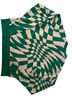 Edikted Graphic Green Ivory Pullover Sweater Size M - photo 2