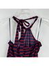 Ann Taylor 100% Polyester Stripes Blue Red Sleeveless Top Size S - photo 5