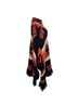 Ralph Lauren 100% Wool Aztec Or Tribal Print Black Red Brown Tan Poncho One size - photo 4