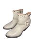 Lucchese White Ankle Boots Size 7 - photo 1