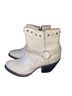 Lucchese White Ankle Boots Size 7 - photo 2