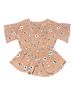 Sienna Sky 100% Polyester Floral Pink Short Sleeve Blouse Size L - photo 2
