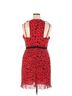 Foxiedox 100% Polyester Animal Print Red Cocktail Dress Size XL - photo 2