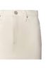 FRAME Solid White Midaxi Angled Seam Raw After Skirt Size 32 waist - photo 2