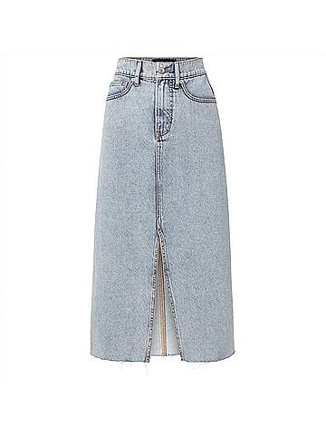 Veronica Beard Women's Victoria Denim Skirt (view 1)
