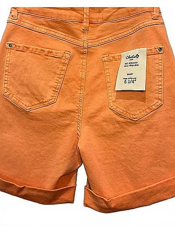 Charlie B Women's Twill Short With Roll Up (view 2)